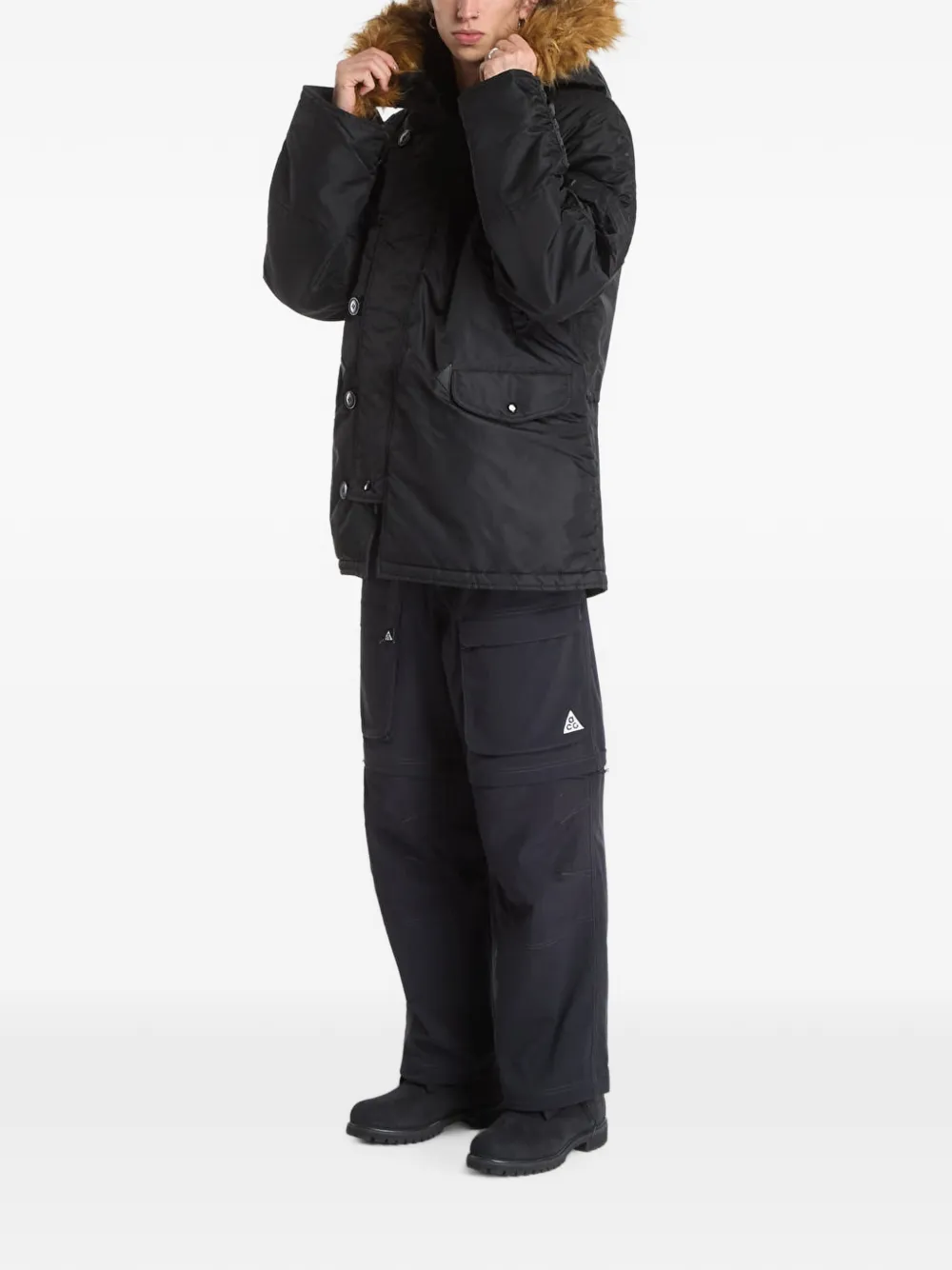 Alpha Industries N-3B Heritage parka Zwart