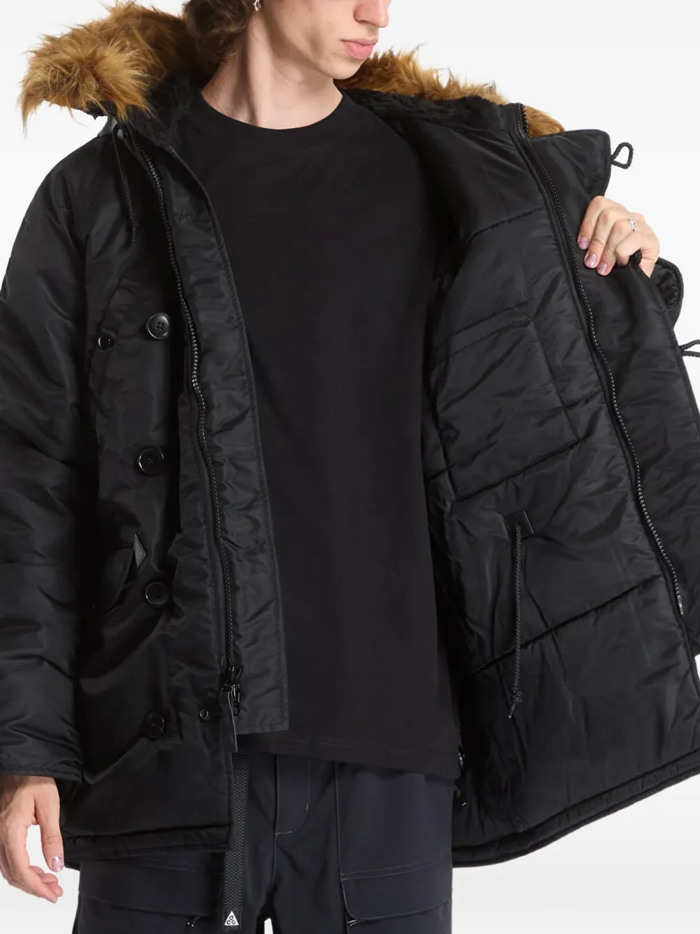 Alpha Industries N-3B Heritage parka Zwart
