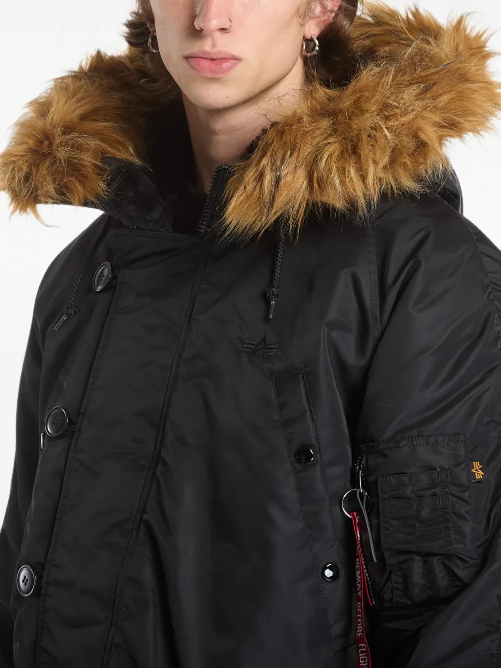 Alpha Industries N-3B Heritage parka Zwart