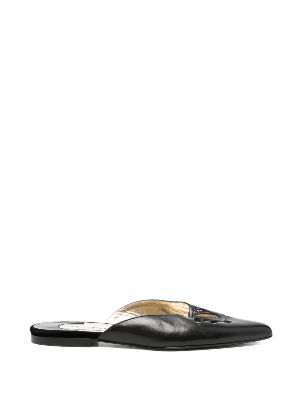 Dolce & Gabbana Pre-Owned 2000s Mules mit Cut-Outs und spitzer Kappe - Schwarz