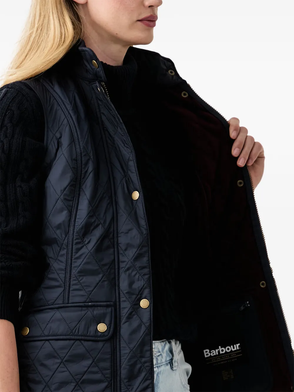 Barbour Wray gilet Blauw
