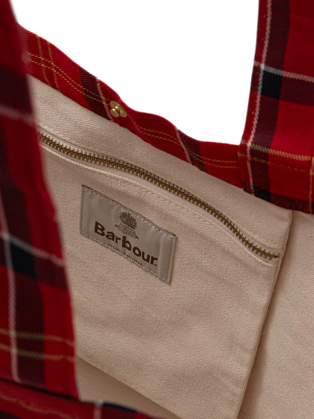 Barbour Heart tote bag Rood