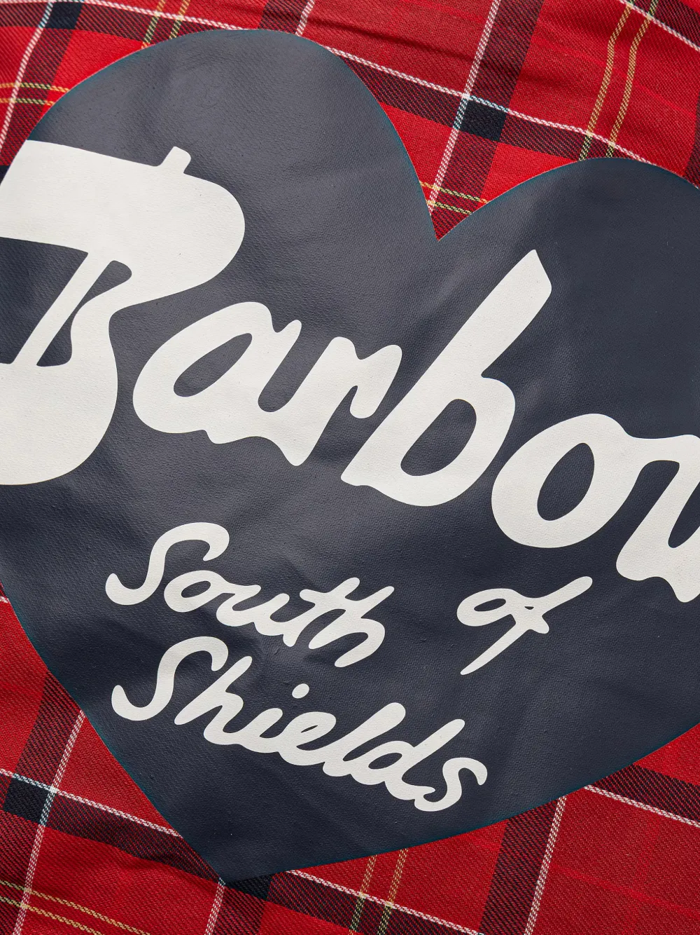 Barbour Heart tote bag Rood