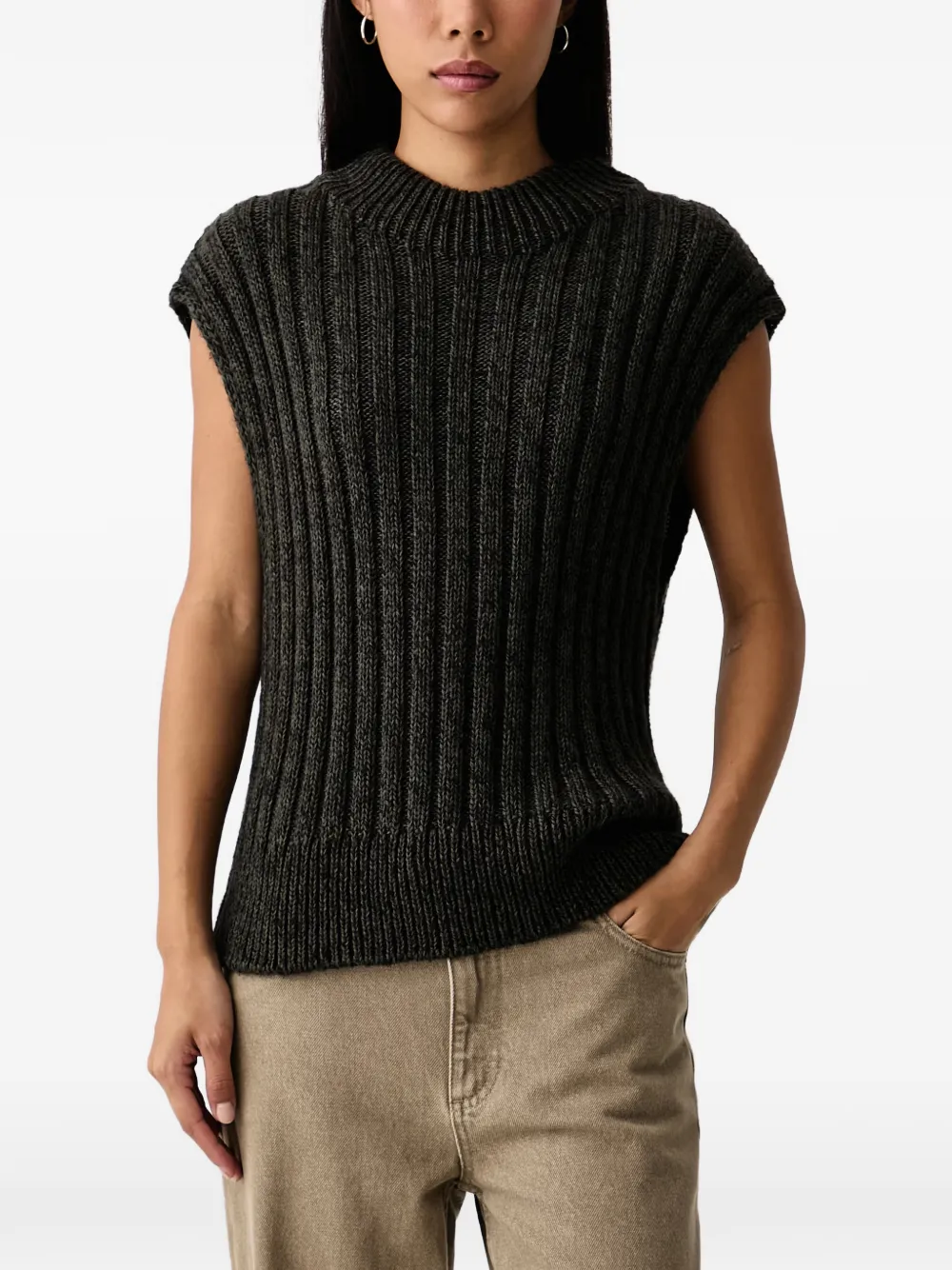 Barbour Anastasia spencer van wolblend Groen
