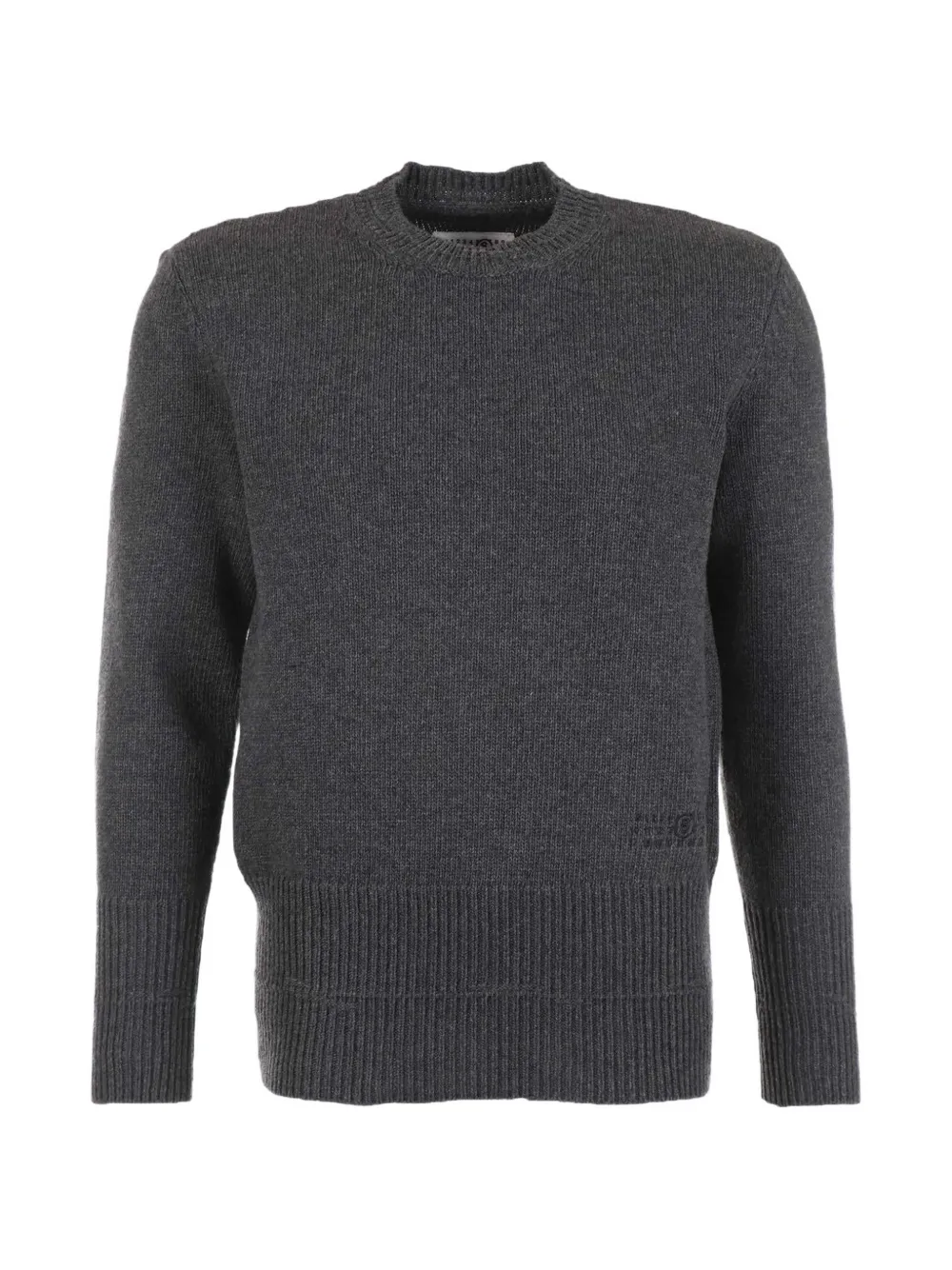 MM6 Maison Margiela wool crew neck jumper - Grigio