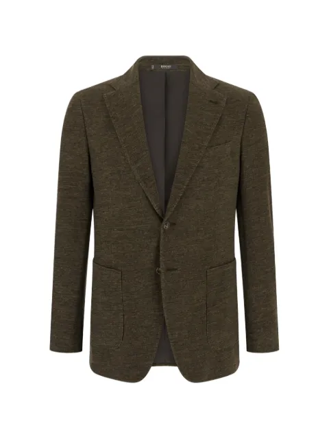 Boggi Milano structured blazer in cotton blend