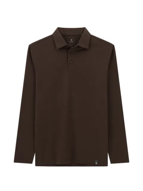 Boggi Milano polo in cotton and silk jersey
