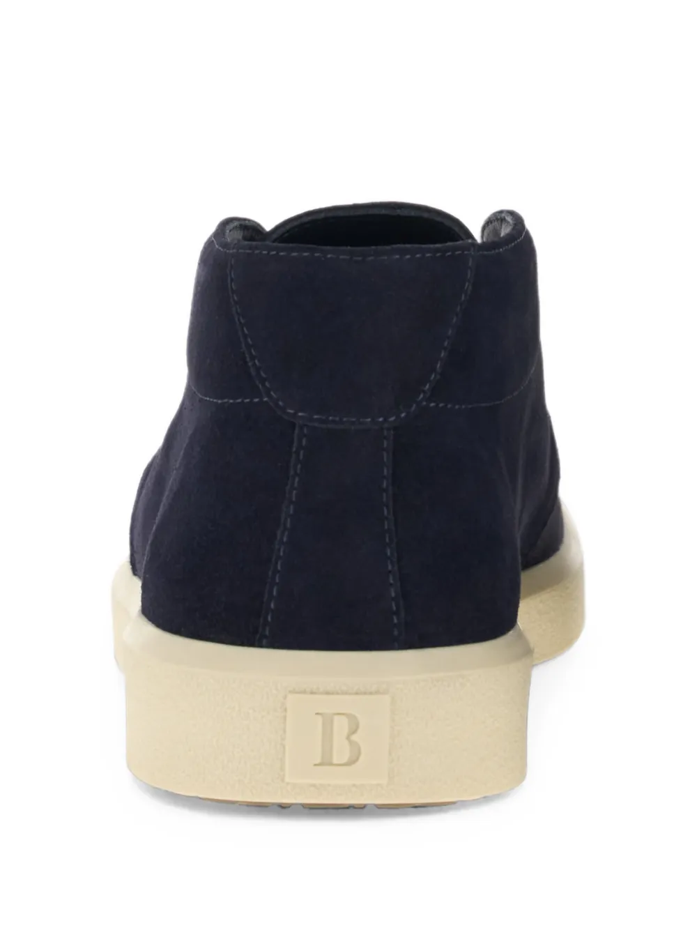 Boggi Milano Cirrus suède enkellaarzen Blauw