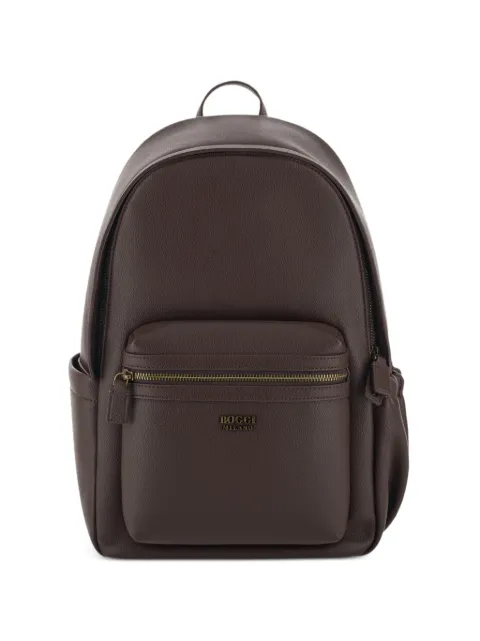 Boggi Milano rucksack in leather-effect fabric