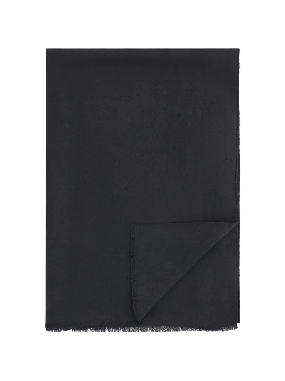 Boggi Milano scarf in wool and silk - Nero