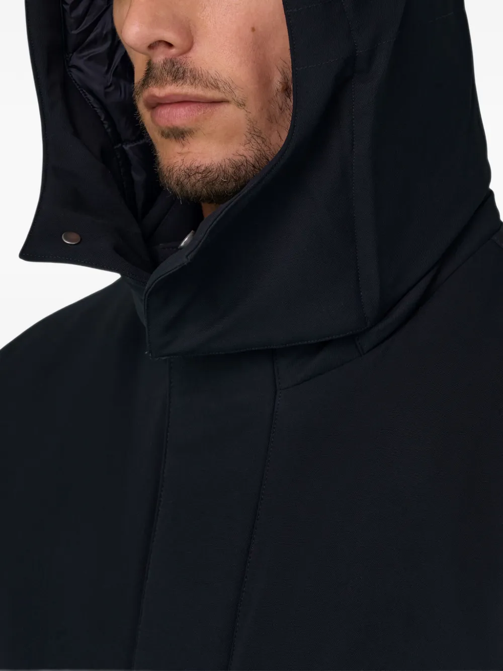 Boggi Milano B Tech parka van technische stof Blauw