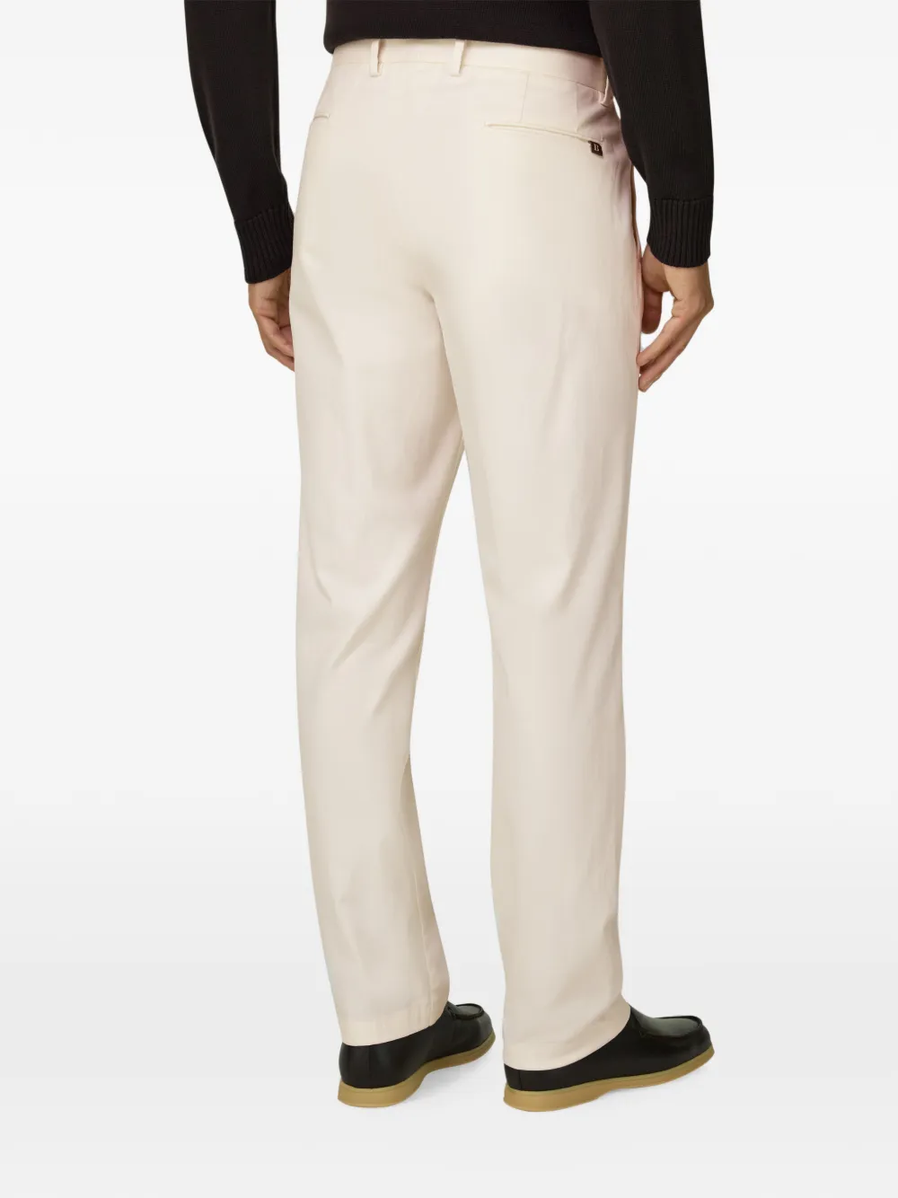 Boggi Milano Stretch katoenen broek Beige