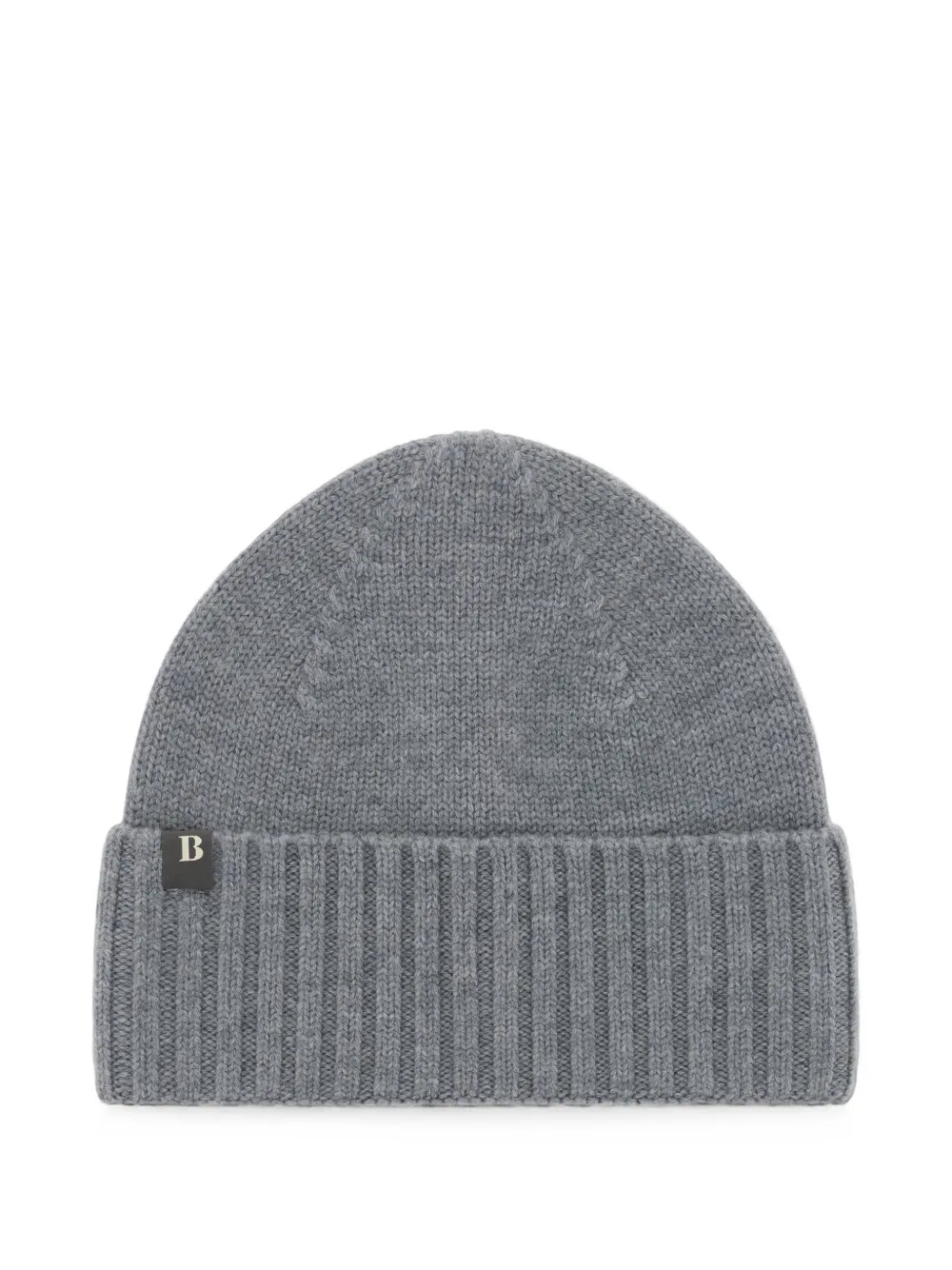 Boggi Milano beanie in wool blend - Grigio