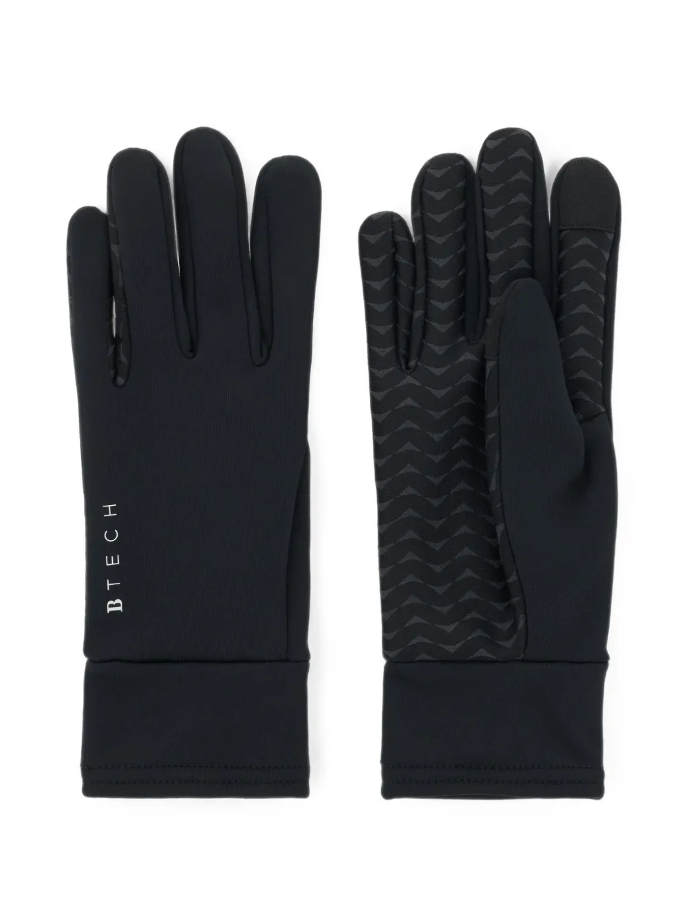 Boggi Milano gloves in technical fabric B tech line - Nero