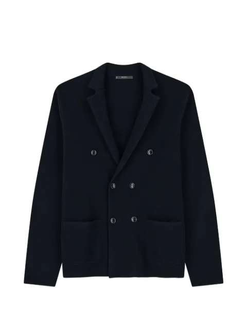 Boggi Milano double-breasted blazer in extrafine merino wool