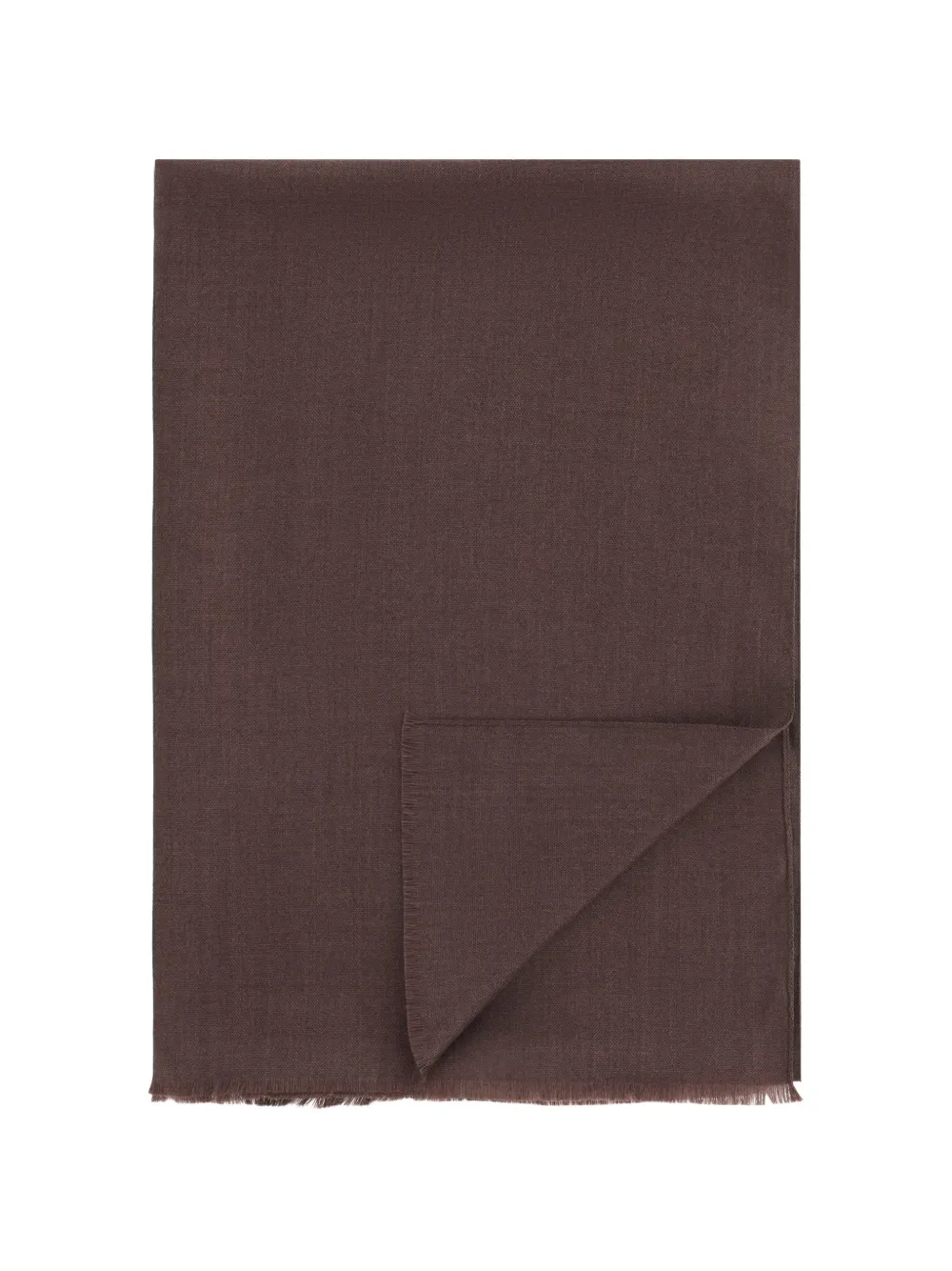 Boggi Milano scarf in wool and silk - Marrone