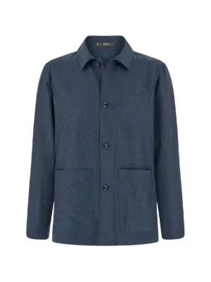 Polo Ralph Lauren リネン シャツジャケット | ブルー | FARFETCH JP
