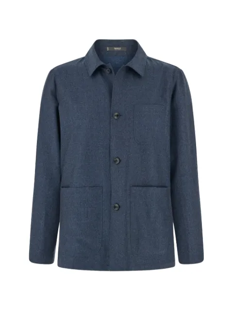 Boggi Milano chaqueta en mezcla de franela y lana