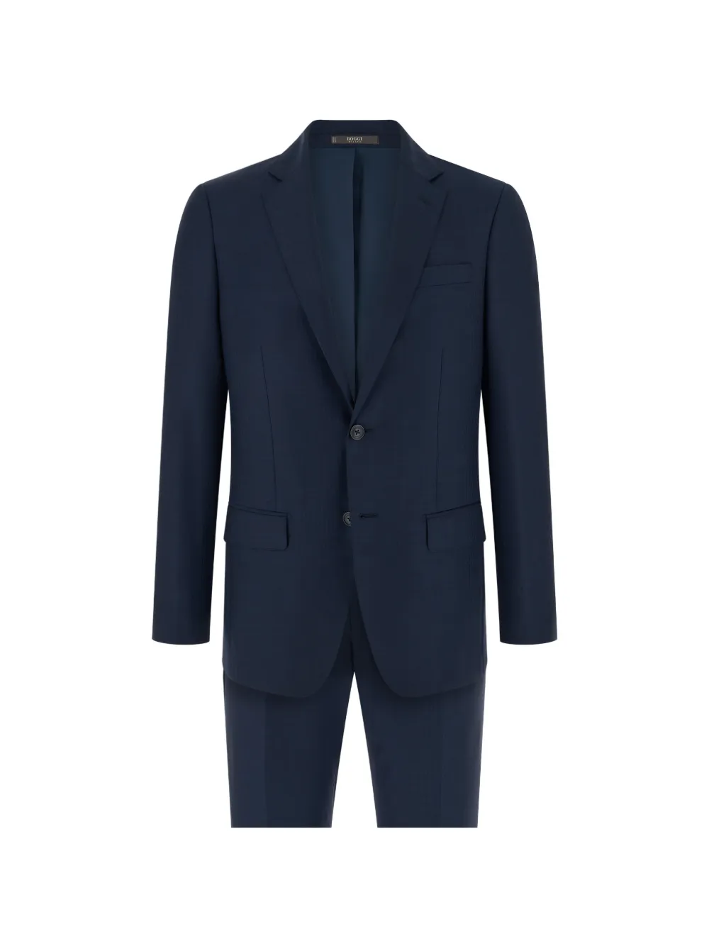 Boggi Milano suit in stretch wool pinstripe - Blu