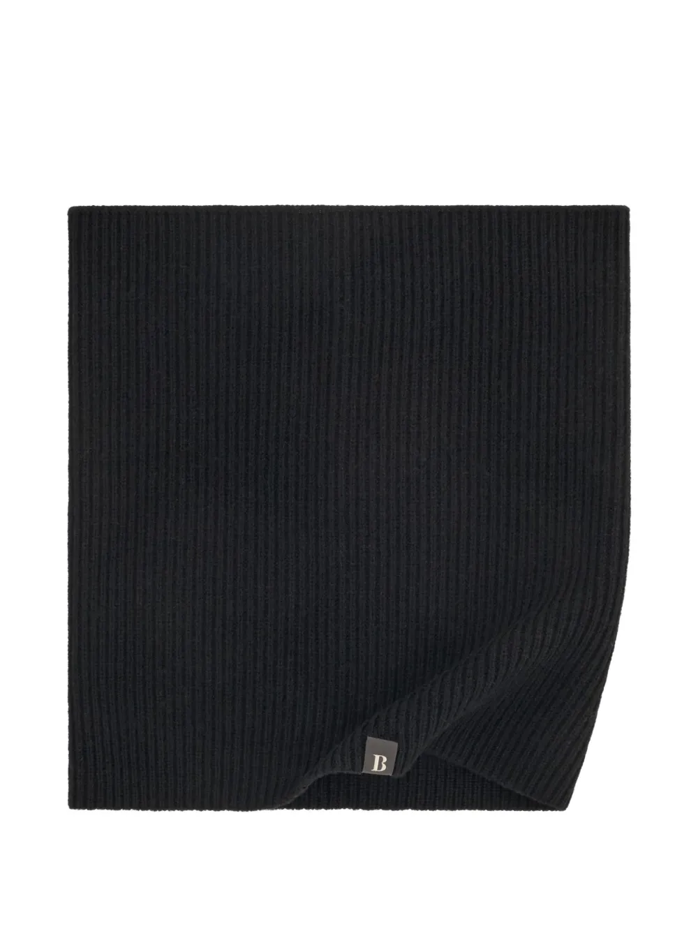 Boggi Milano merino wool neck warmer - Nero