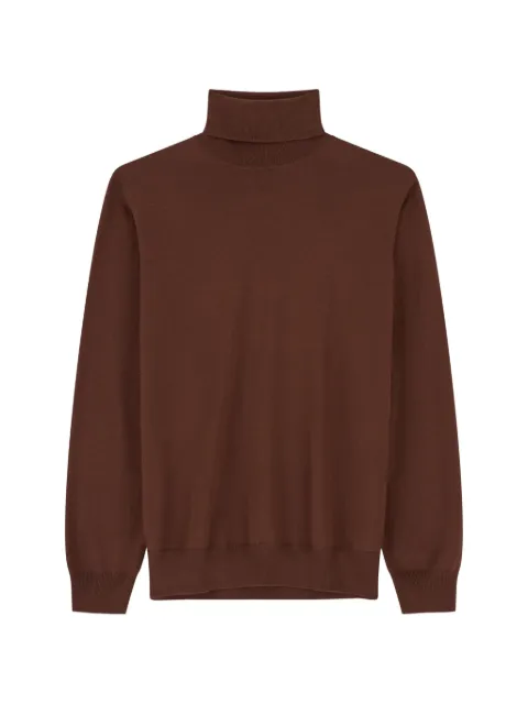 Boggi Milano turtleneck jumper in extrafine merino wool