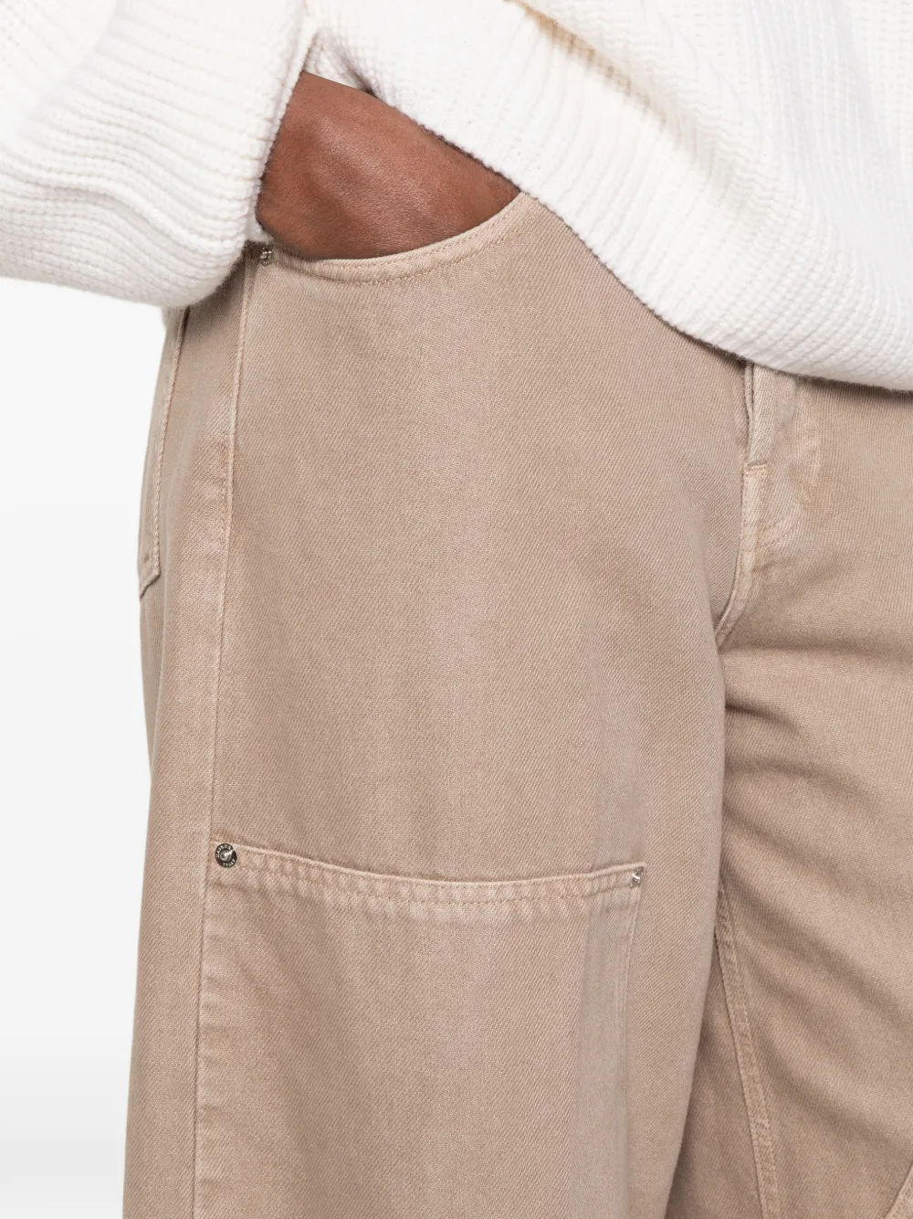 Haikure Legacy Soft paneled jeans Beige