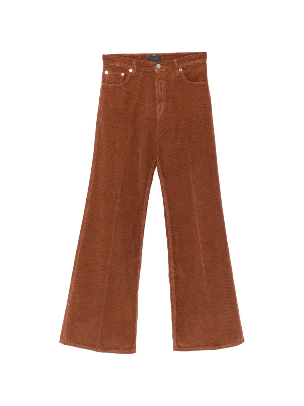 Haikure Clara corduroy-velvet jeans - Braun