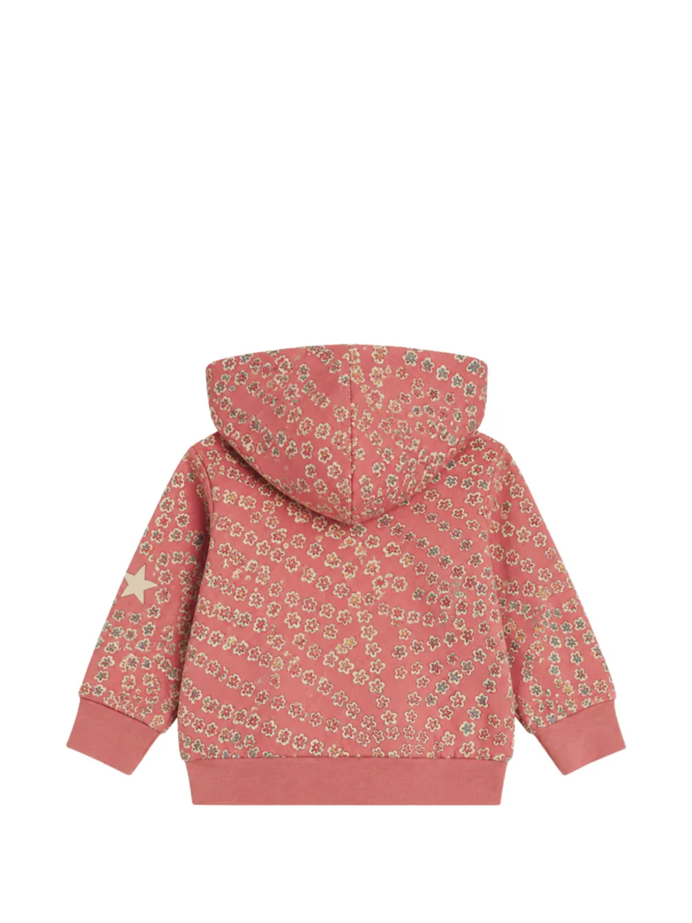 Stella McCartney Kids Hoodie met bloemenprint Roze