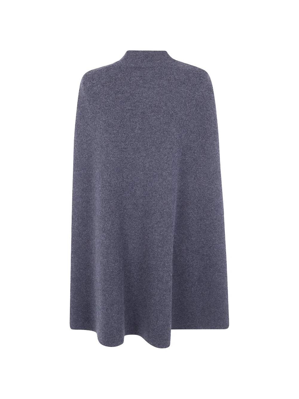 Gentry Portofino Cape met hoge hals en rits Grijs