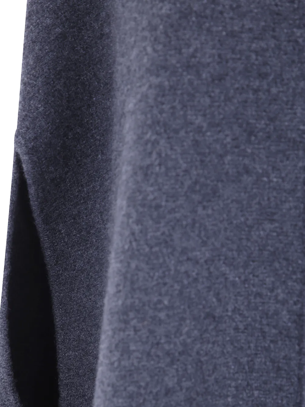 Gentry Portofino Cape met hoge hals en rits Grijs