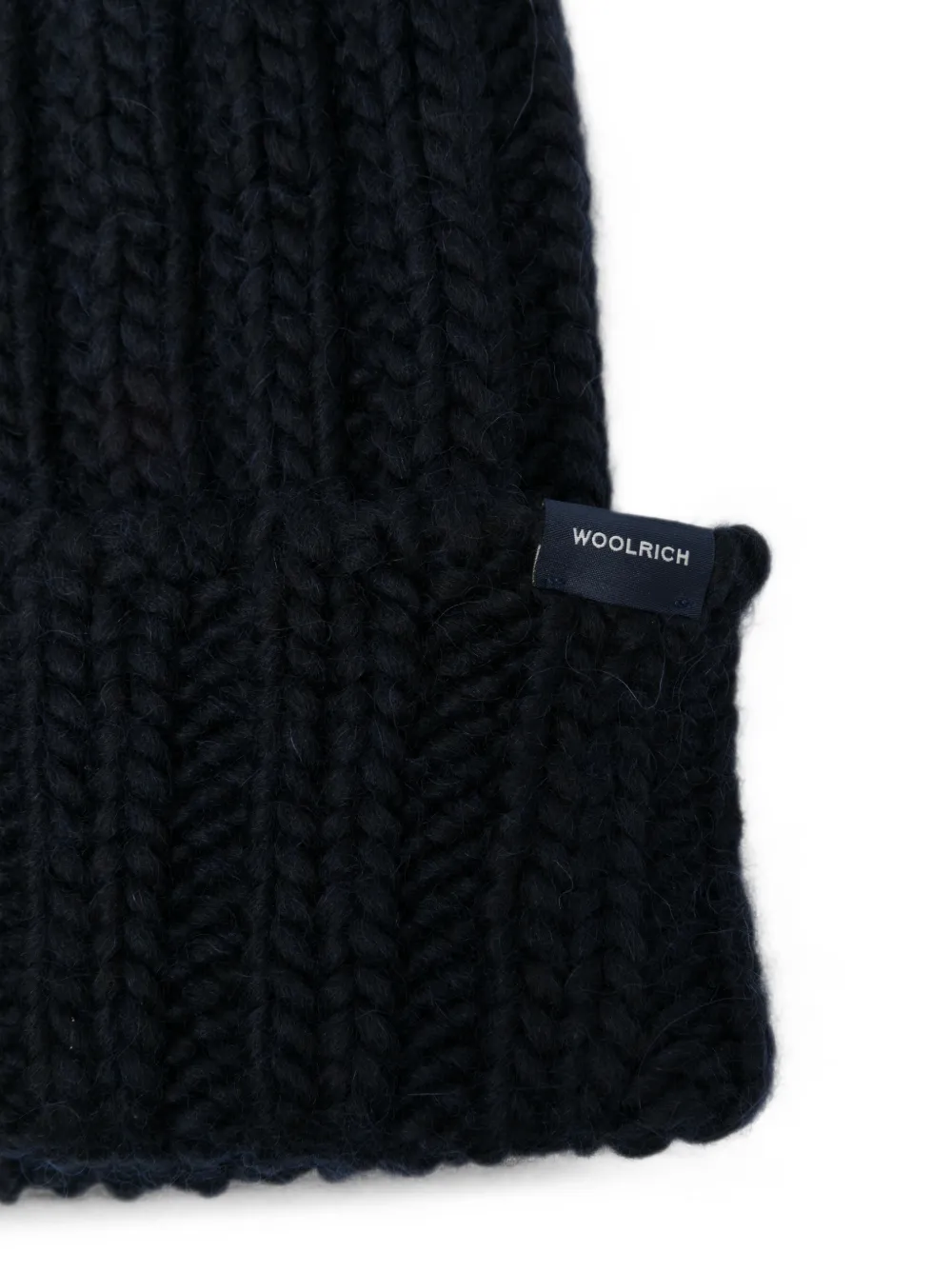 Woolrich Ribgebreide muts Blauw
