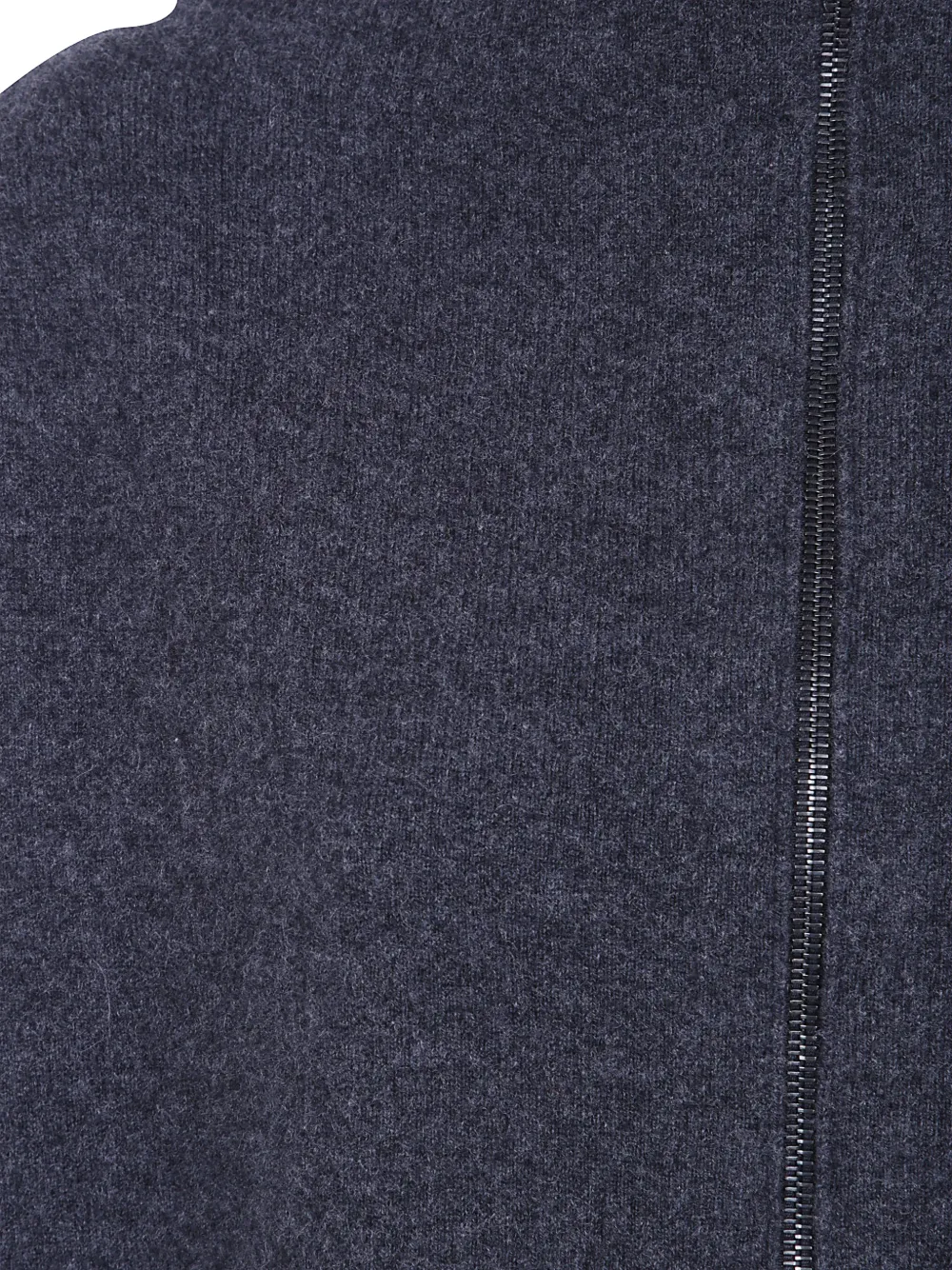Gentry Portofino Kasjmier vest met rits Grijs