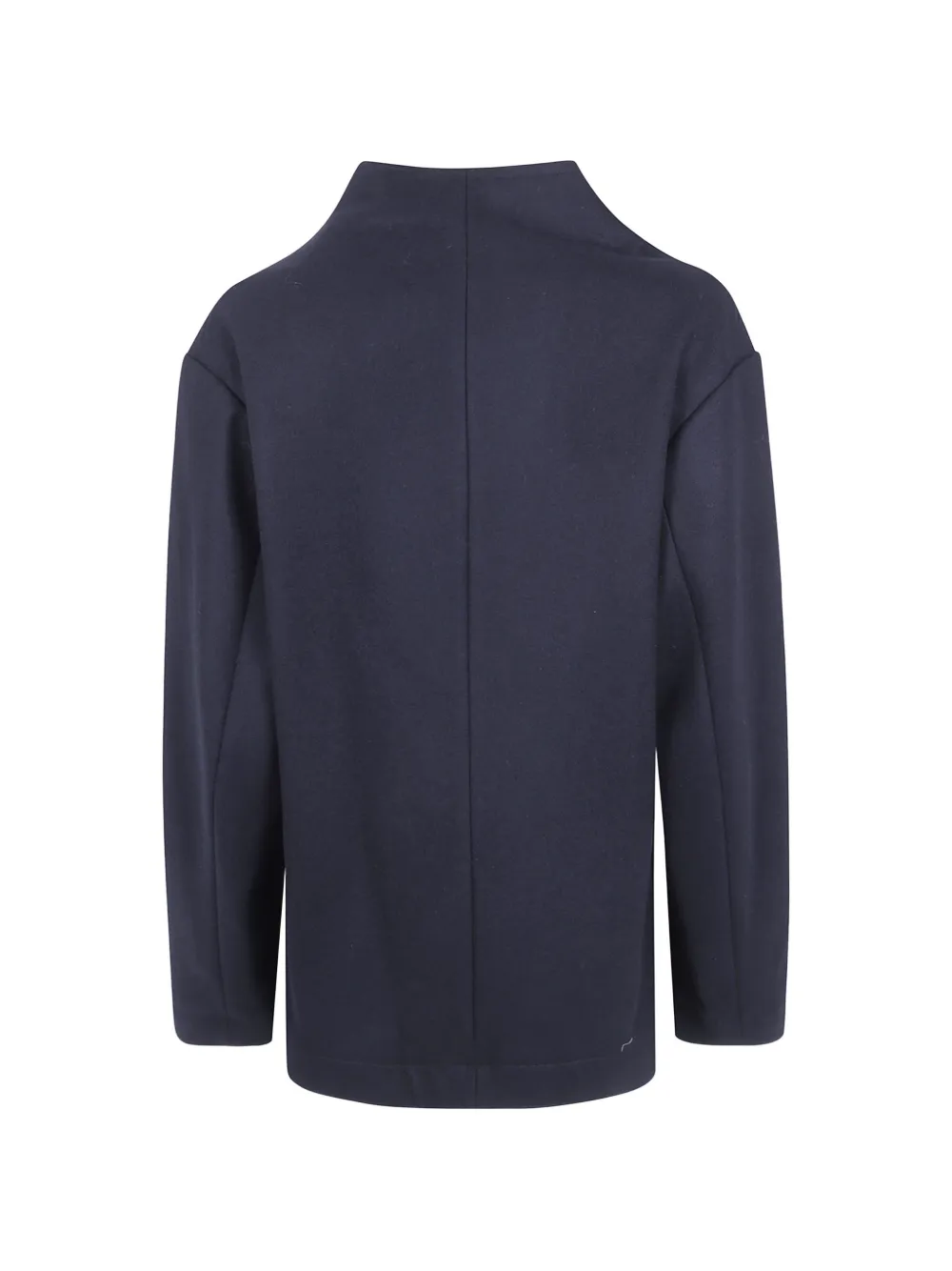 Yohji Yamamoto Jack met asymmetrische knoopsluiting Zwart