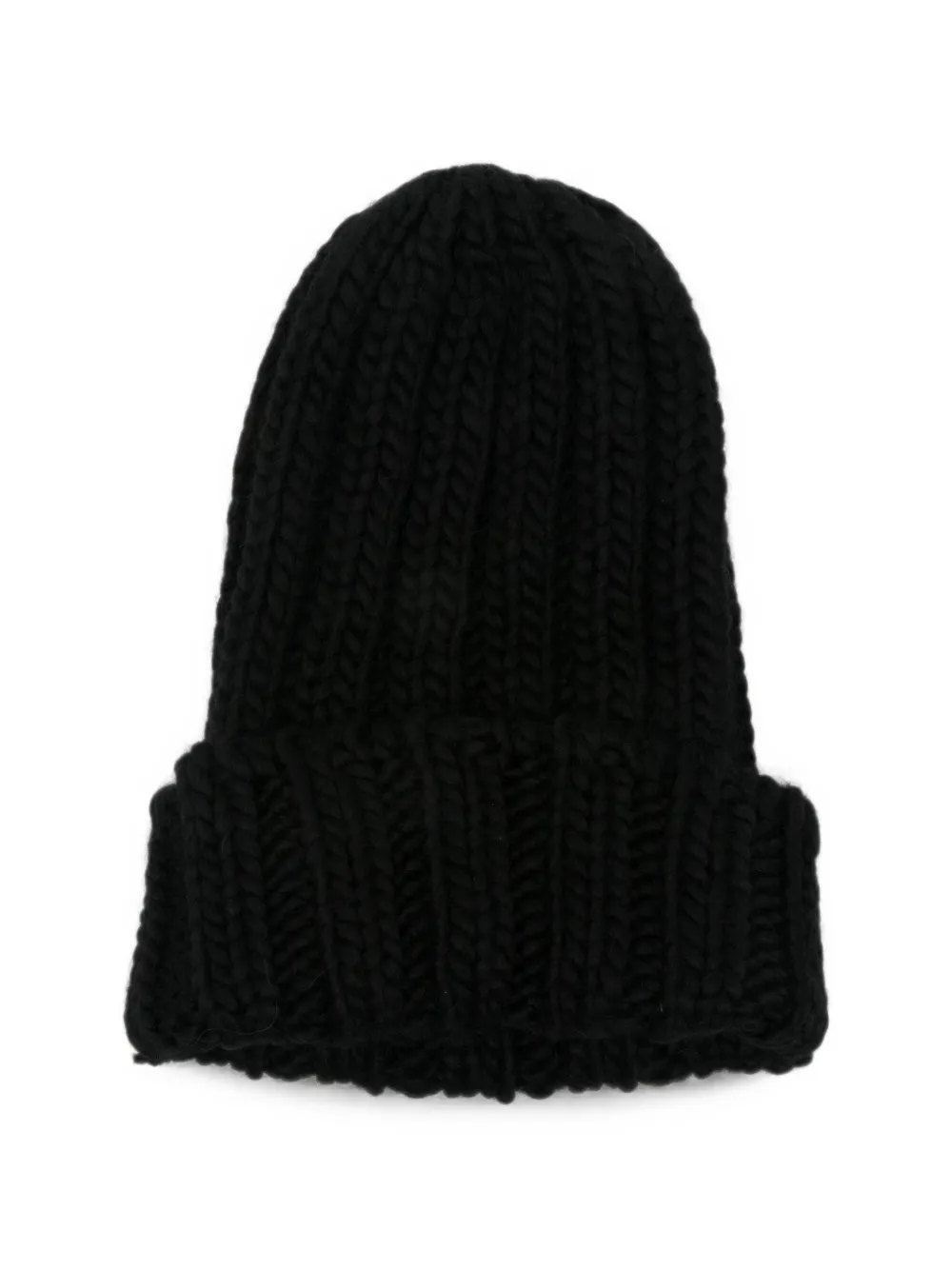 Woolrich Grofgebreide wollen muts Zwart