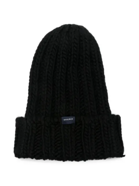 Woolrich chunky-knit wool beanie hat