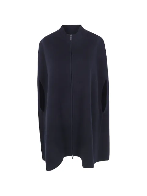 Gentry Portofino high-neck zip-up cape