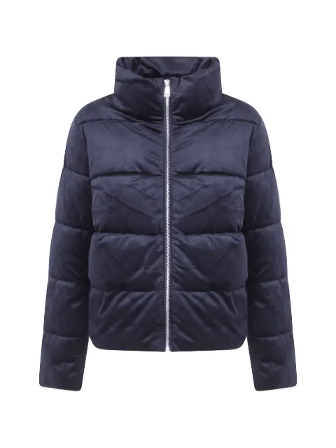 Lauren Ralph Lauren velvet-texture puffer jacket