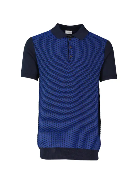 Pal Zileri textured-knit polo shirt