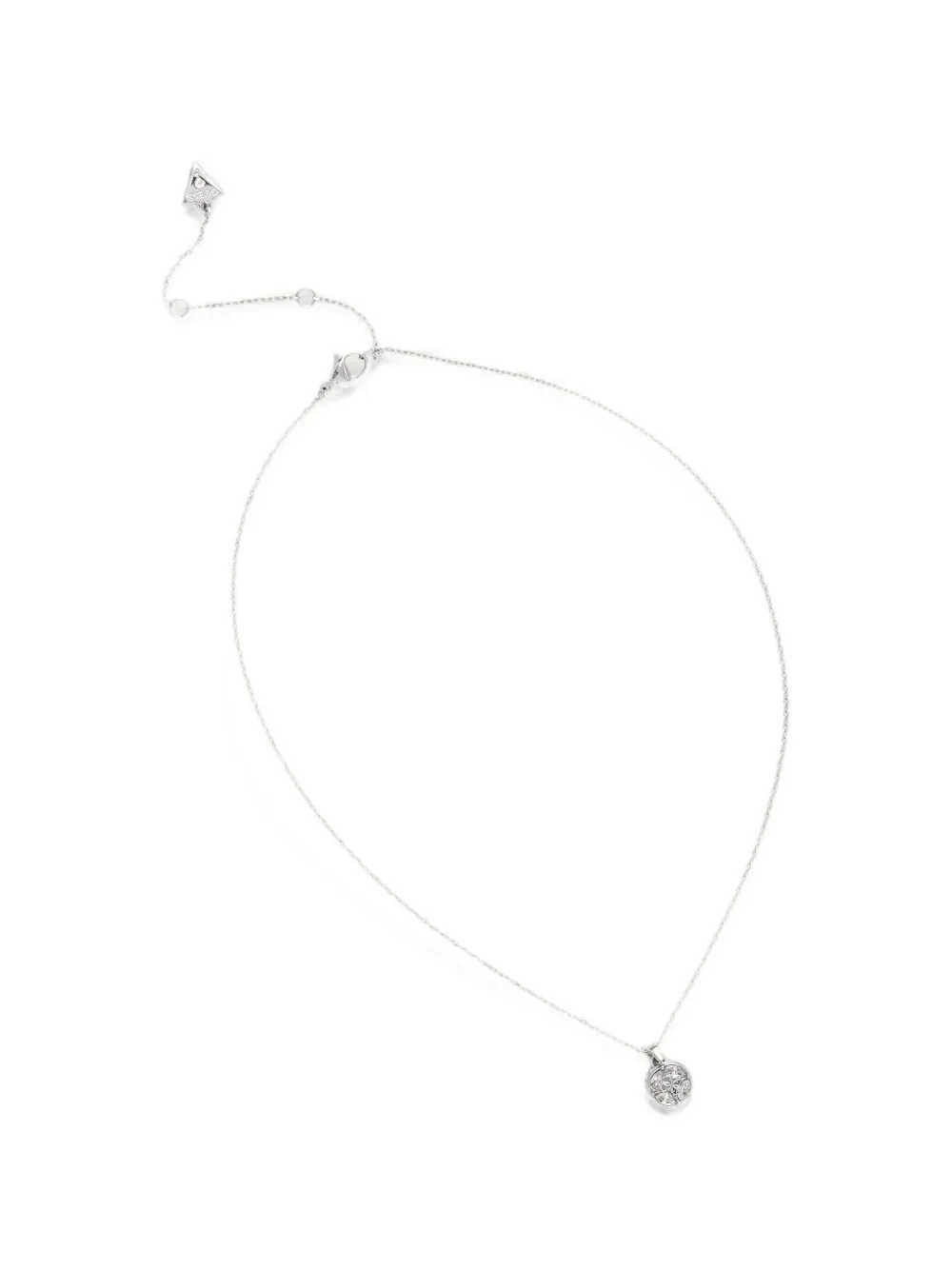 GUESS USA crystal-embellished 4G-logo necklace