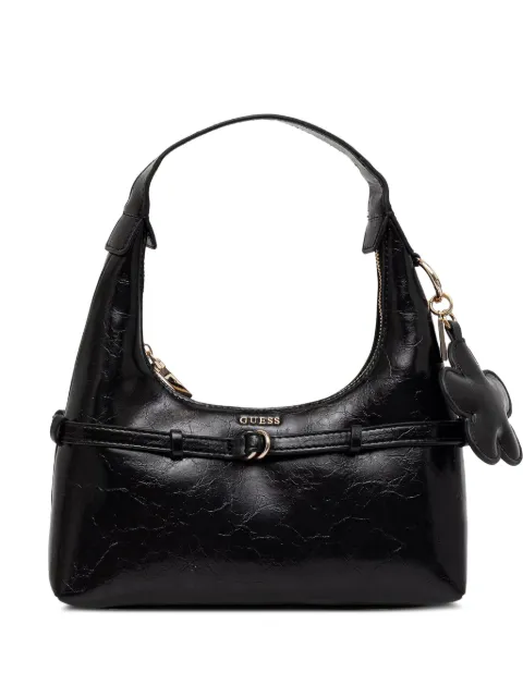 GUESS USA mini Taylor crinkled-finish buckled tote bag
