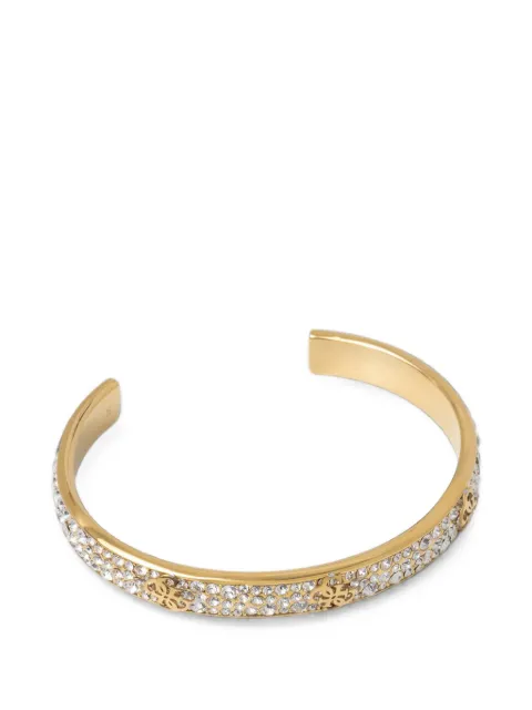 GUESS USA 4G Supreme crystal-embellished open-cuff bracelet