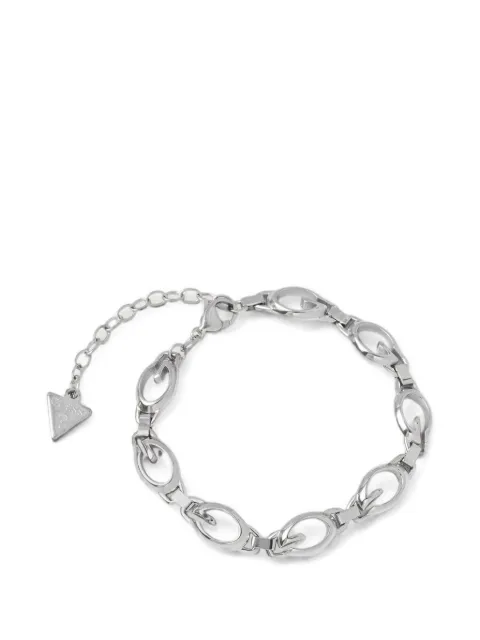 GUESS USA pulsera de eslabones con logo