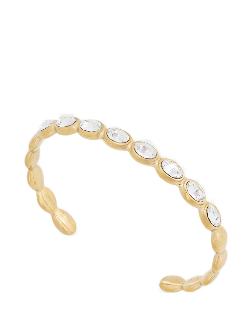 GUESS USA crystal-embellished cuff bracelet - Gold