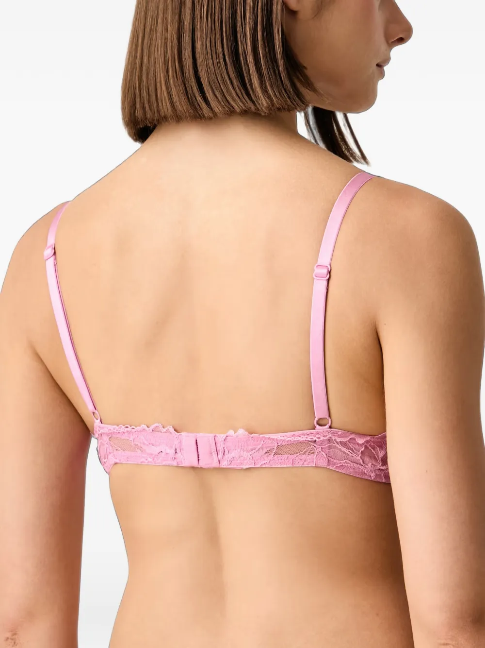 GUESS USA Push-up bh met kanten laag Roze