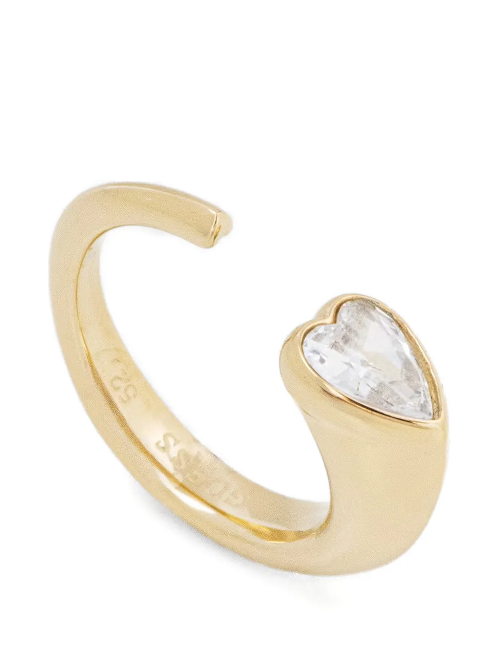 GUESS USA Love heart-detail ring - Oro