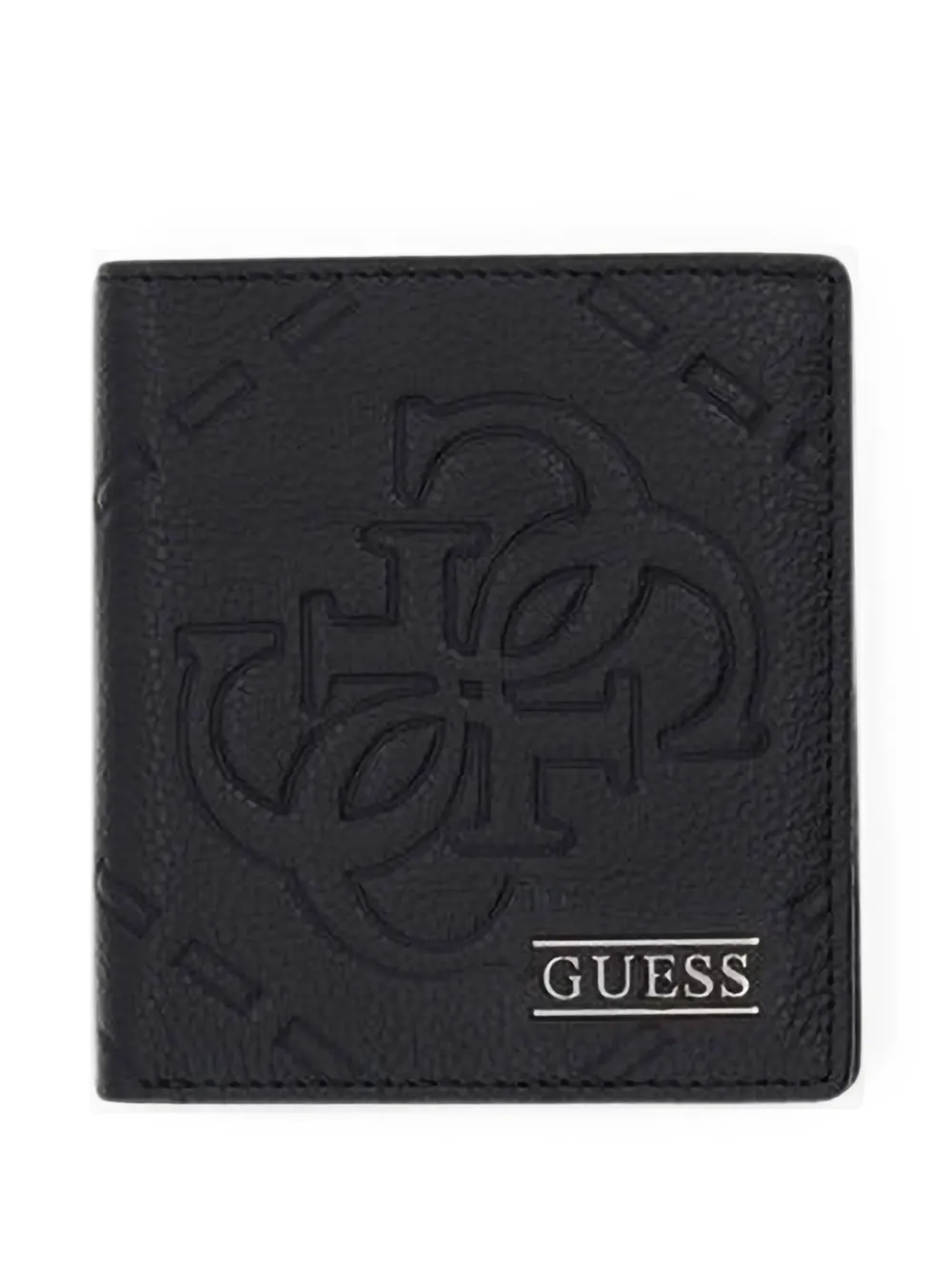 GUESS USA Boston logo-embossed bifold wallet - Nero