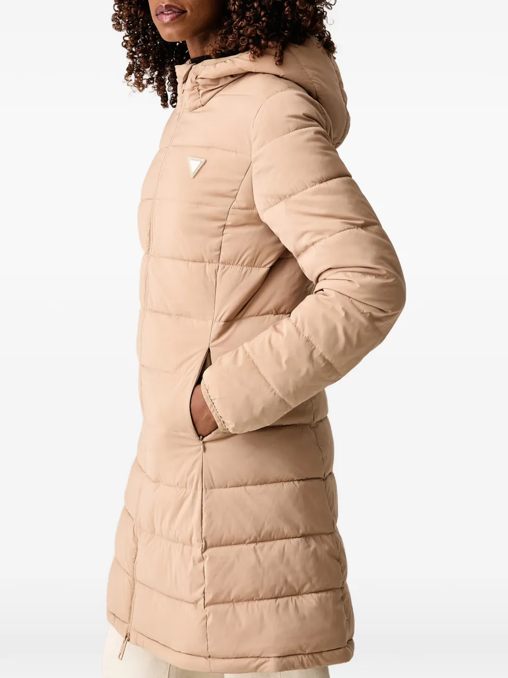 GUESS USA Gevoerd jack met capuchon Beige