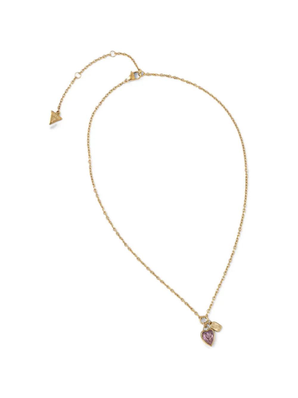 GUESS USA crystal Love necklace - Oro