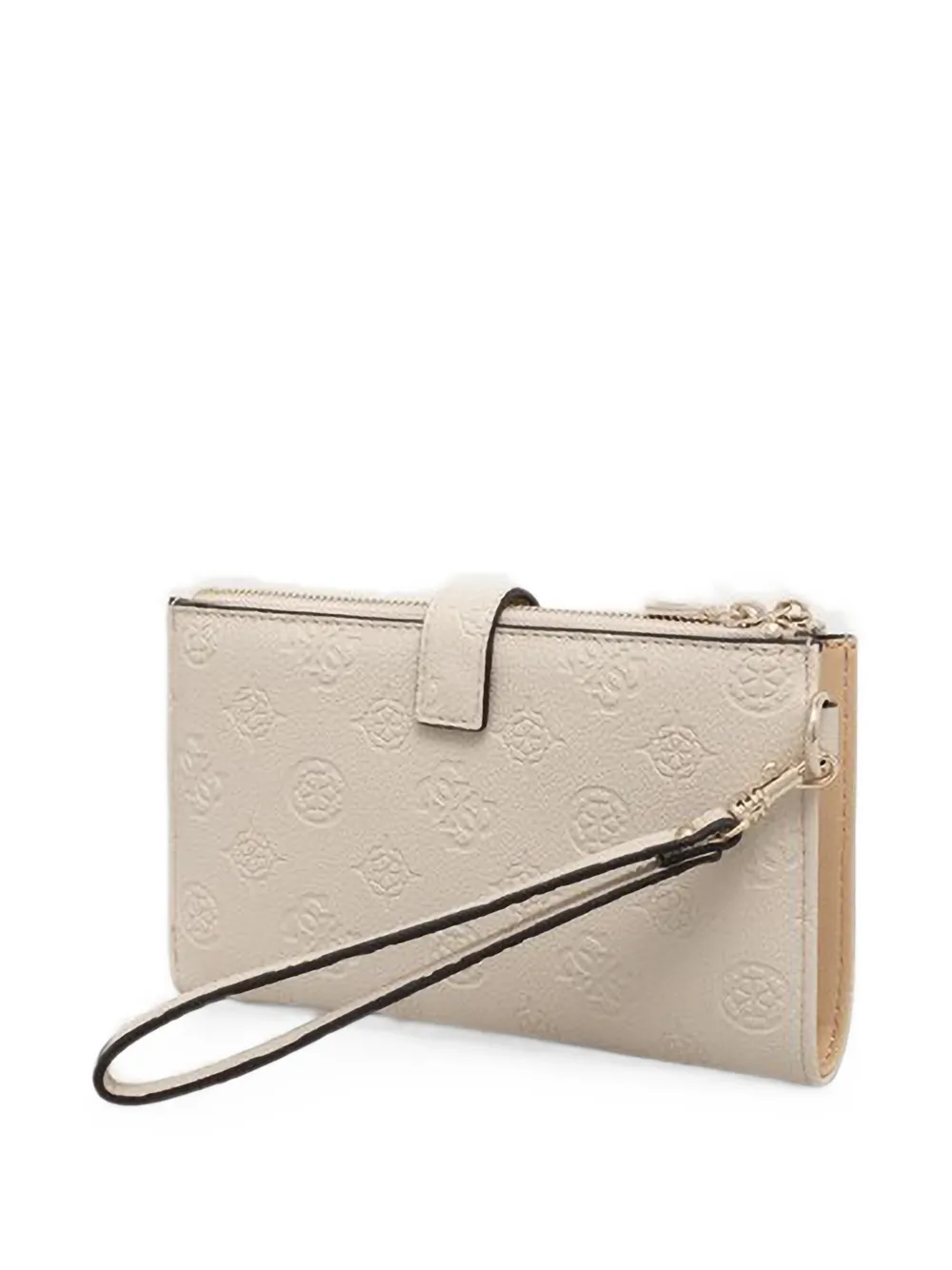 GUESS USA Blake portemonnee met logo-reliëf Beige