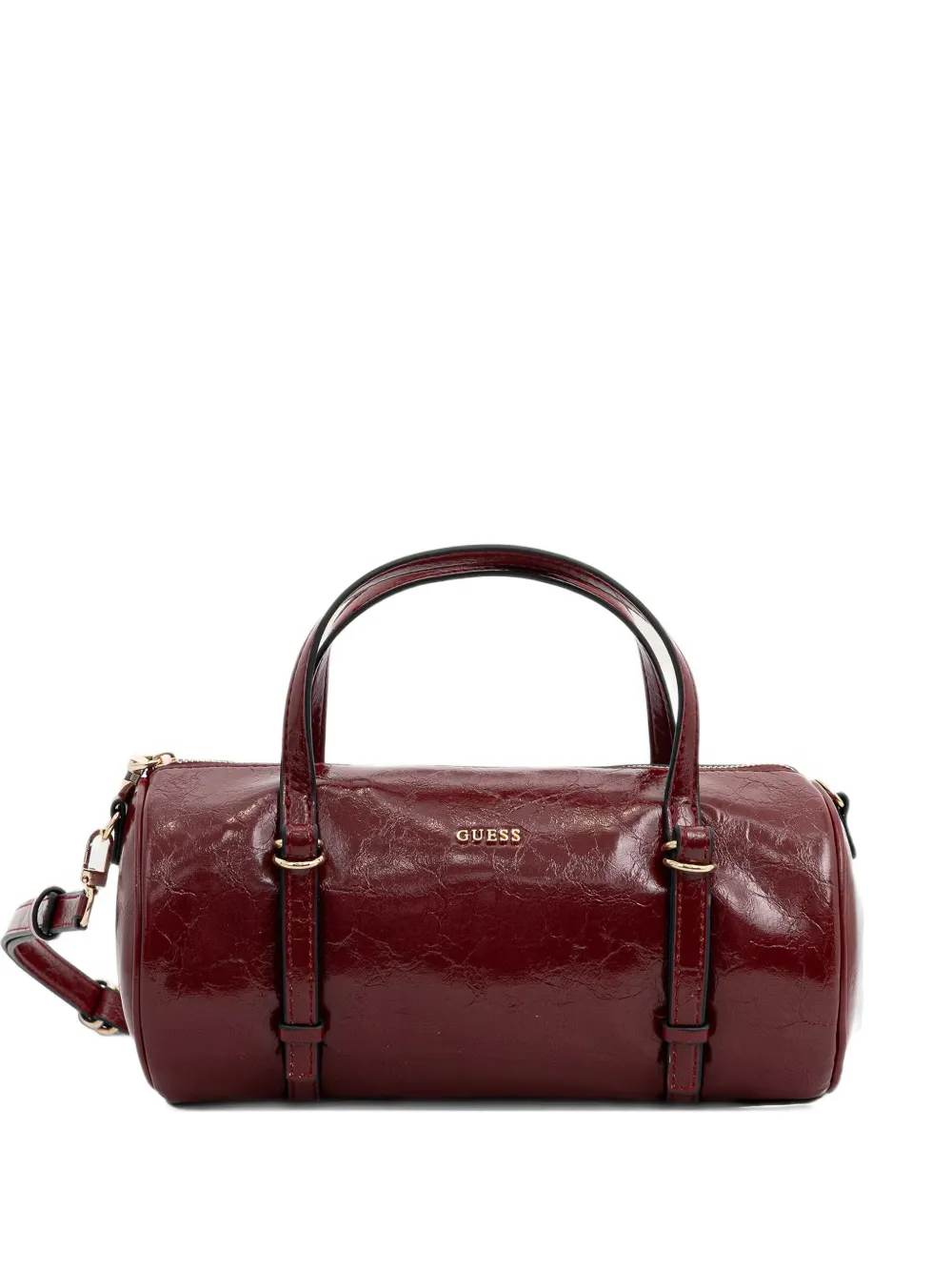 GUESS USA Taylor crinkled-finish tote bag - Rosso